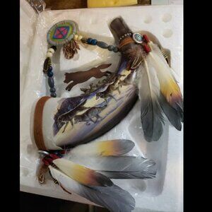 2004 Sacred Guardians, Hunter's Quest, Wolves, Bradford Exchange, Sixth Issue